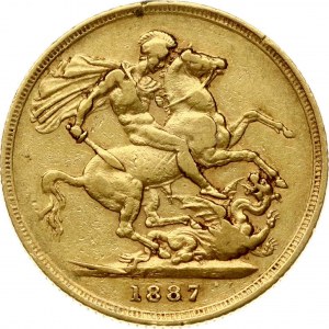 Austrália Sovereign 1887 S