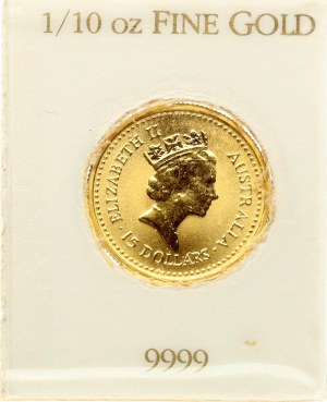 Australia 15 Dollars 1987 Australian Nugget - Little Hero 1890