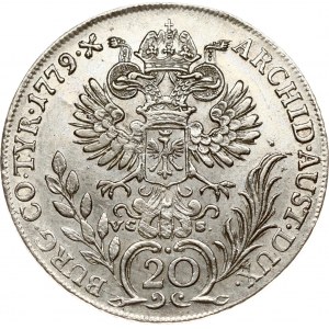 Austria 20 Kreuzer 1779 Sala VC-S