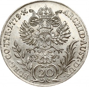 Austria 20 Kreuzer 1779 VC-S Hall