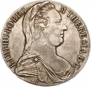 Rakúsko Maria Theresia Taler 1780 SF Restrike