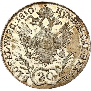 Autriche 20 Kreuzer 1810 A