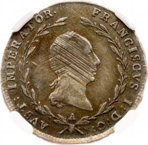 Autriche 5 Kreuzer 1815 A NGC XF 45