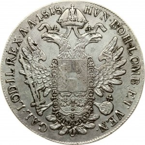 Rakúsko 1 tolár 1818V ANACS VF 35