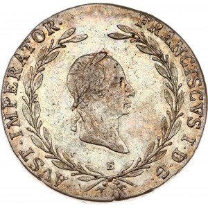 Autriche 20 Kreuzer 1827 E