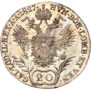 Autriche 20 Kreuzer 1827 E