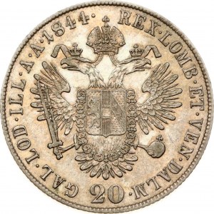 Autriche 20 Kreuzer 1844 C