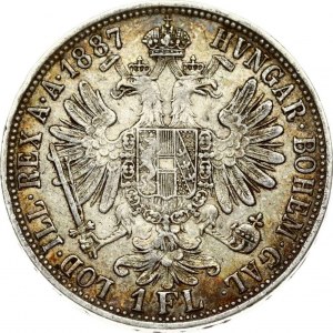 Rakúsko 1 Florin 1887