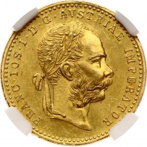 Austriacki Dukat 1890 NGC MS 63