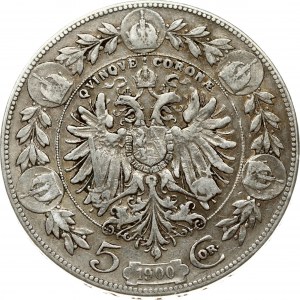 Österreich 5 Corona 1900