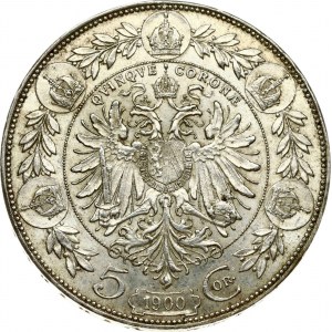 Autriche 5 Corona 1900