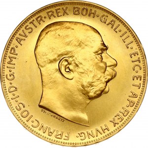 Rakúsko 100 Corona 1915 Restrike