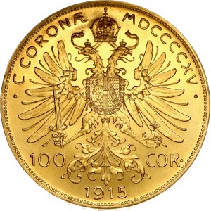 Österreich 100 Corona 1915 Restrike