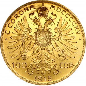 Rakousko 100 Corona 1915 Restrike