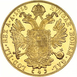 Austria 4 Ducat 1915 Restrike