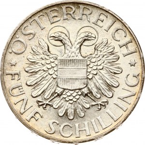 Rakousko 5 Schillingů 1934