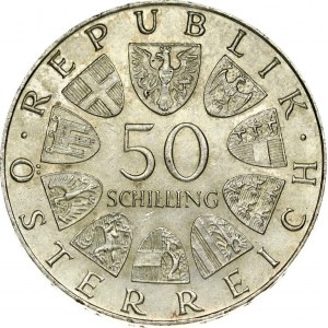 Austria 50 Schilling 1972 Uniwersytet w Salzburgu