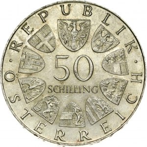 Autriche 50 Schilling 1972 Université de Salzbourg