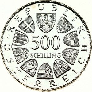 Austria 500 scellini 1980 Croce Rossa Austriaca