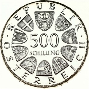 Austria 500 Schilling 1981 Ołtarz Verdun w Klosterneuburg