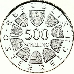 Österreich 500 Schilling 1981 Anton Wildgans