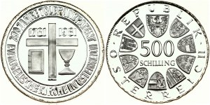 Austria 500 Schilling 1981 Religious Tolerance