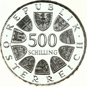 Rakúsko 500 Schilling 1982 Mariazell