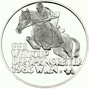 Rakousko 500 Schilling 1983 Světový pohár v jezdectví