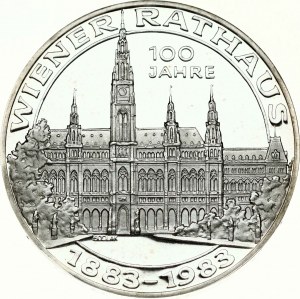 Rakúsko 500 Schilling 1983 Viedenská radnica