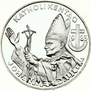 Österreich 500 Schilling 1983 Papst Johannes Paul II.