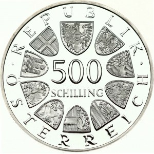 Autriche 500 Schilling 1983 Bâtiment du Parlement