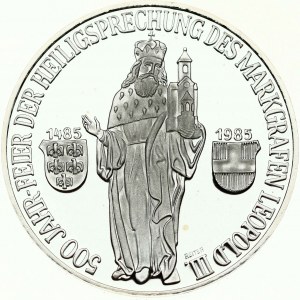 Österreich 500 Schilling 1985 Heiligsprechung von Leopold III.