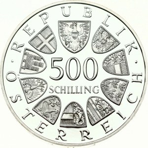 Autriche 500 Schilling 1985 Bregenz 2000 ans