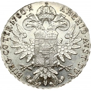 Rakúsko Restrike of Taler 1780