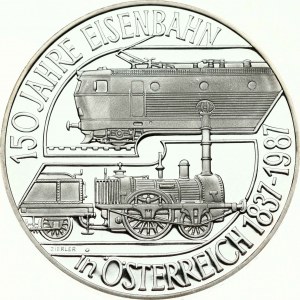Rakúsko 500 Schillingov 1987 Rakúske železnice