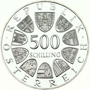 Autriche 500 Schilling 1987 Chemin de fer autrichien