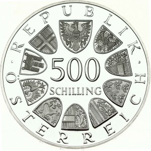 Rakousko 500 Schilling 1988 Victor Adler