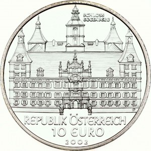 Rakúsko 10 Euro 2002 Hrad Eggenberg