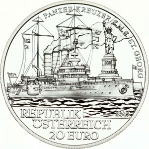 Rakousko 20 Euro 2005 Sankt Georg