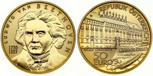 Rakousko 50 Euro 2005 Ludwig Van Beethoven