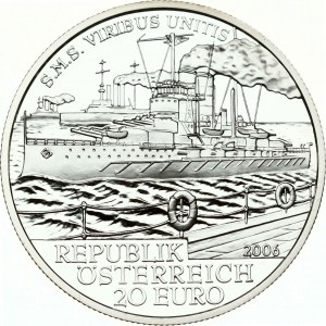 Rakousko 20 Euro 2006 Viribus Unitis