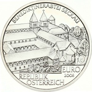 Austria 10 Euro 2008 Seckau Abby