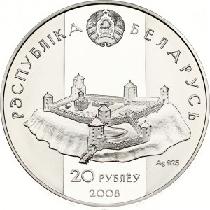 Belarus 20 Roubles 2008 Davyd of Garadzen