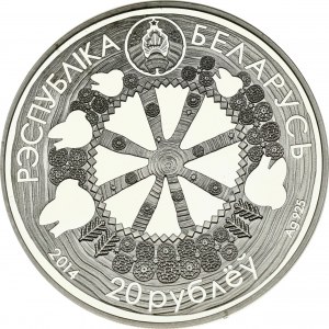 Belarus 20 Roubles 2014 Legend of the Bullfinch