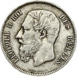 Belgium 5 Francs 1873