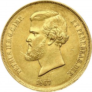 Brasile 20 000 Reis 1867