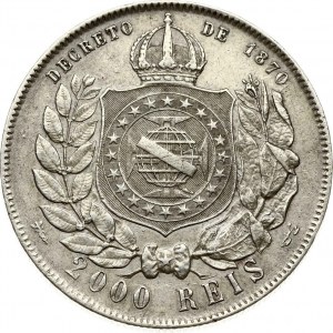 Brazília 2000 Reis 1889