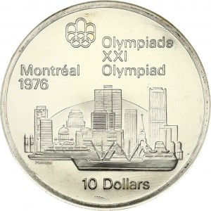 Canada 10 dollari 1973 Montreal Skyline