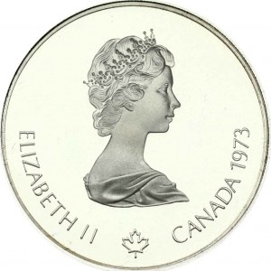 Kanada 5 dolarów 1973 Mapa Ameryki Północnej