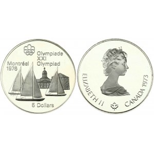 Canada 5 Dollars 1973 Kingston and Sailboats